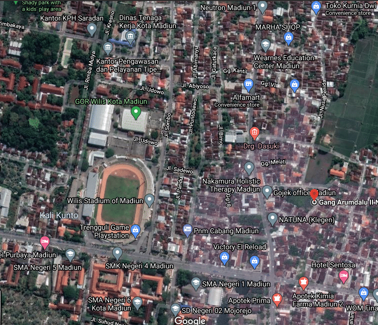 Lokasi Marifa Property Marifa Thamrin Regency Kota Madiun