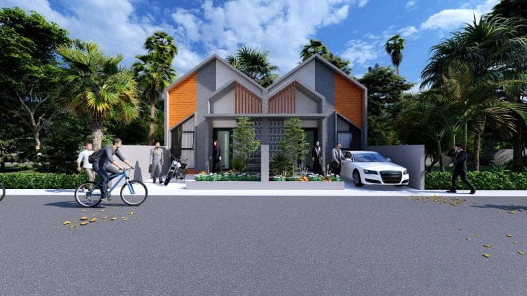 Fasad Rumah Marifa Property Marifa Thamrin Regency Kota Madiun